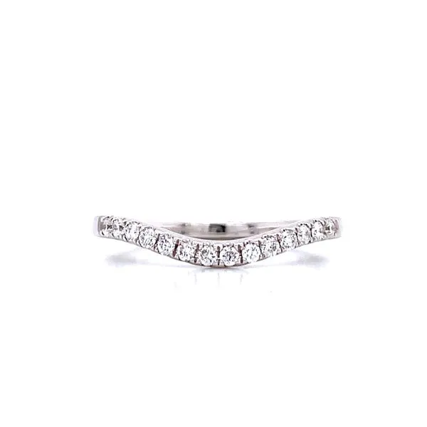 Romance Curved Diamond Band 14kw Image 3 Bryan Jewelry Prattville, AL