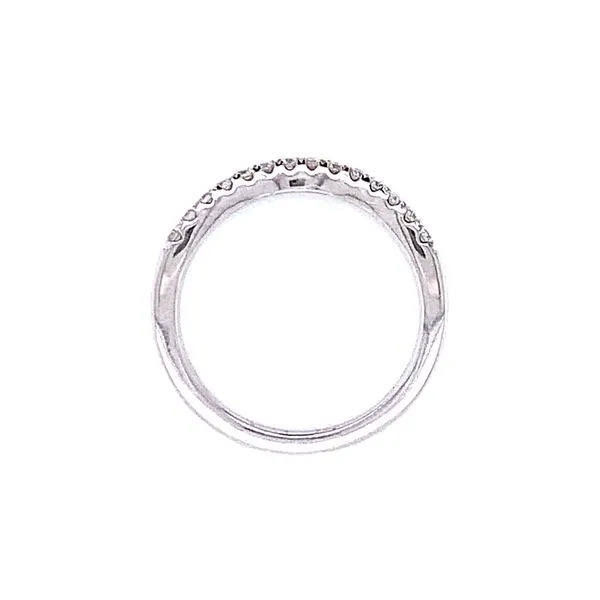 Romance Curved Diamond Band 14kw Image 4 Bryan Jewelry Prattville, AL