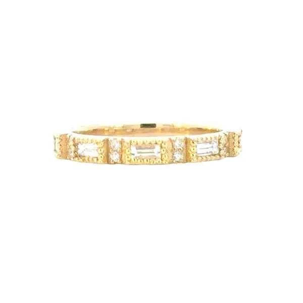 Baguette diamond band with round diamond accents-.35ctw Bryan Jewelry Prattville, AL