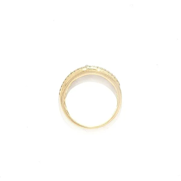 Triple Row Fshion Diamond Band in 14ky Image 2 Bryan Jewelry Prattville, AL