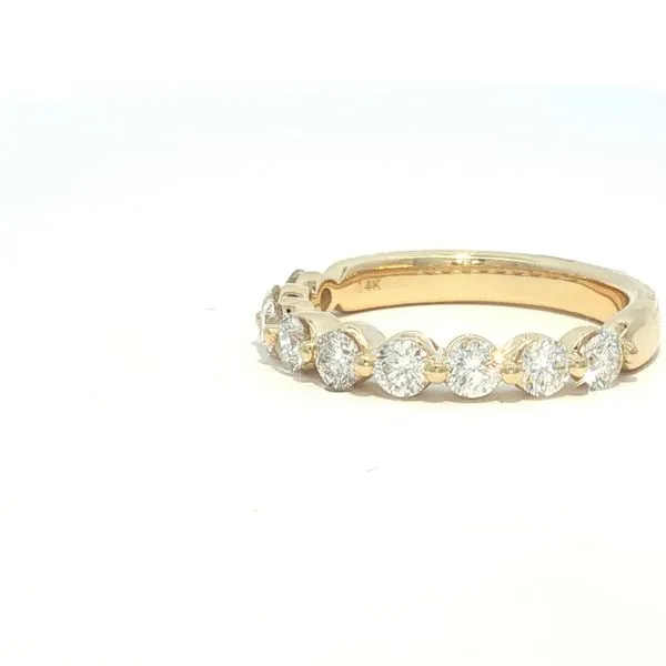 14k Yellow Gold 1ctw Floating Diamond Band Image 2 Bryan Jewelry Prattville, AL