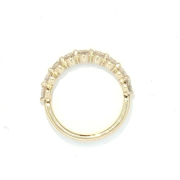 14k Yellow Gold 1ctw Floating Diamond Band Image 4 Bryan Jewelry Prattville, AL