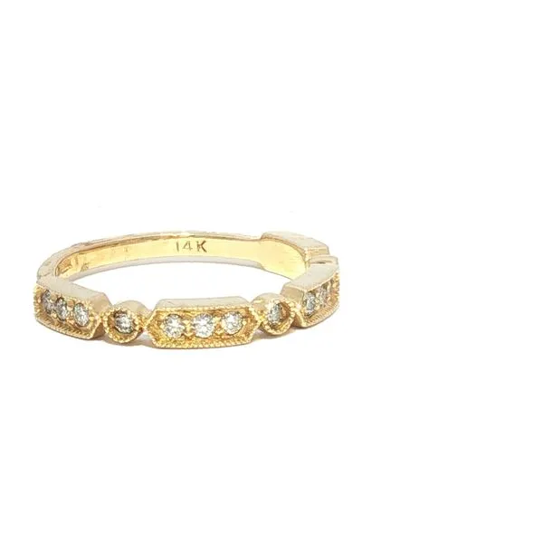 Scalloped Diamond Ring Image 2 Bryan Jewelry Prattville, AL