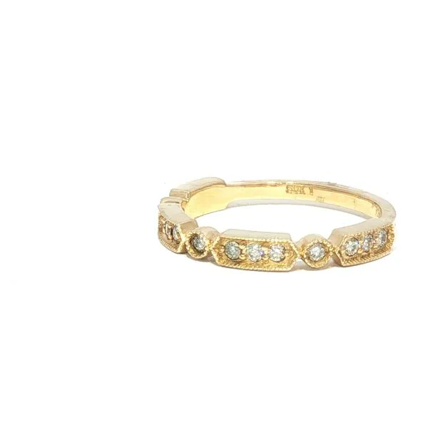 Scalloped Diamond Ring Image 3 Bryan Jewelry Prattville, AL
