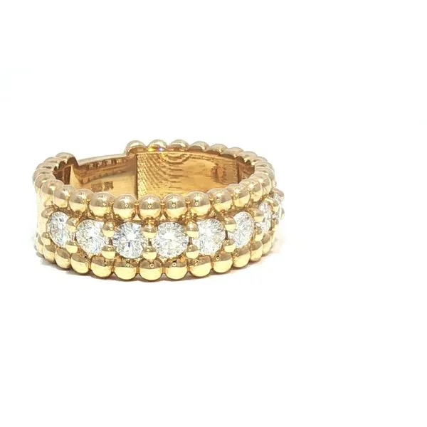 1.00ctw Diamond Beaded Band Image 2 Bryan Jewelry Prattville, AL