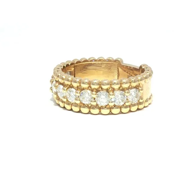 1.00ctw Diamond Beaded Band Image 3 Bryan Jewelry Prattville, AL
