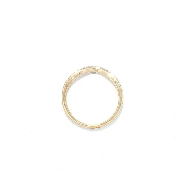 Curved Diamond Wedding band Image 4 Bryan Jewelry Prattville, AL