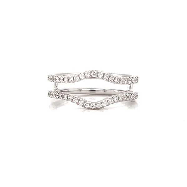Ladies .3700 Ctw Diamond Ring Guard / 14 Kt W Image 4 Bryan Jewelry Prattville, AL