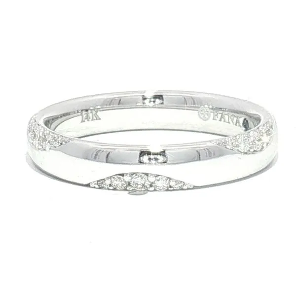 Eclipse Elegance: Diamond Accent Stackable Band in 14K White Gold Bryan Jewelry Prattville, AL