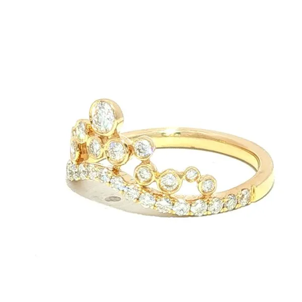 Regal Sparkle: Curved Tiara Diamond Band Image 3 Bryan Jewelry Prattville, AL