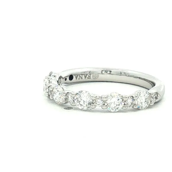 Brilliant Balance: 1ctw Diamond Wedding Band in 14K White Gold Image 2 Bryan Jewelry Prattville, AL