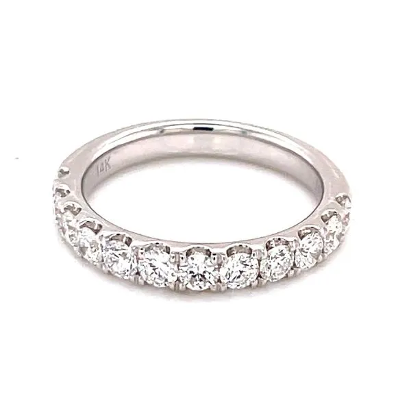 5/8ctw Diamond Radiant Perfection: Classic Diamond Elegance Wedding Band 14kw Image 2 Bryan Jewelry Prattville, AL