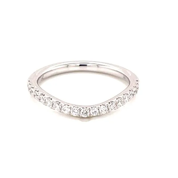 Graceful Curve, Brilliant Sparkle Diamond Wedding Band Image 4 Bryan Jewelry Prattville, AL