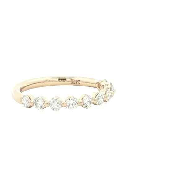 10 stone Shared prong Diamond Band in 14kw Image 2 Bryan Jewelry Prattville, AL