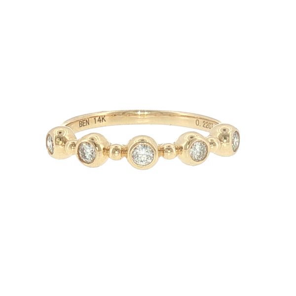 Golden Glow Bezel Diamond Band Bryan Jewelry Prattville, AL