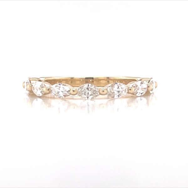Marquise Floating Diamond Band in 14ky Image 2 Bryan Jewelry Prattville, AL