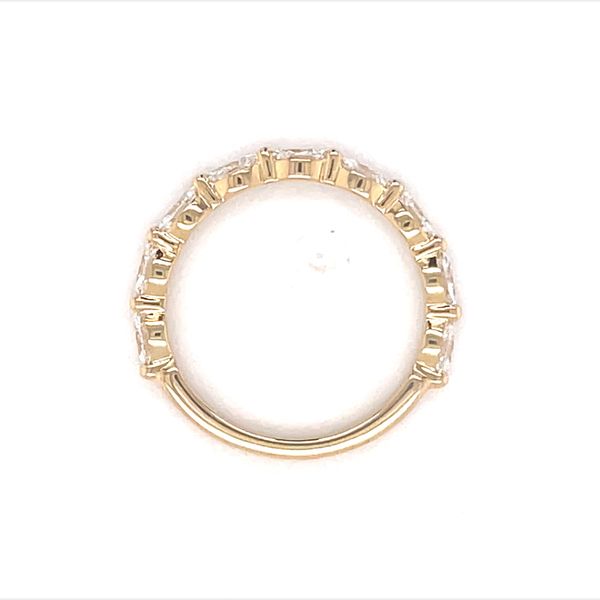 Marquise Floating Diamond Band in 14ky Image 3 Bryan Jewelry Prattville, AL