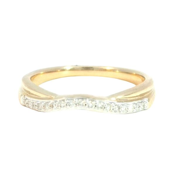 Delicate Curve Diamond Band in 14K Yellow Gold – .10ctw Bryan Jewelry Prattville, AL