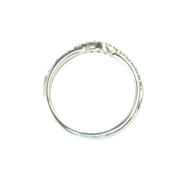 Curved Diamond Band in 14kw Image 4 Bryan Jewelry Prattville, AL