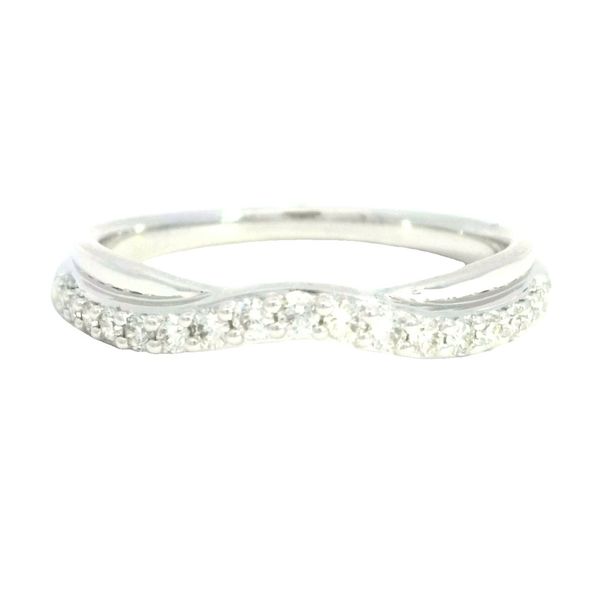 Curved Diamond Band in 14kw Bryan Jewelry Prattville, AL
