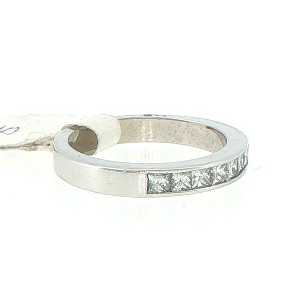 Estate Princess Cut Diamond Band Image 2 Bryan Jewelry Prattville, AL