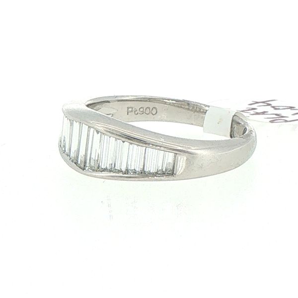 Estate Baguette Diamond Band Image 3 Bryan Jewelry Prattville, AL