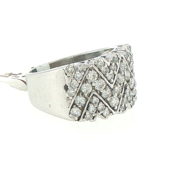 Chevron Diamond Estate Band Image 4 Bryan Jewelry Prattville, AL