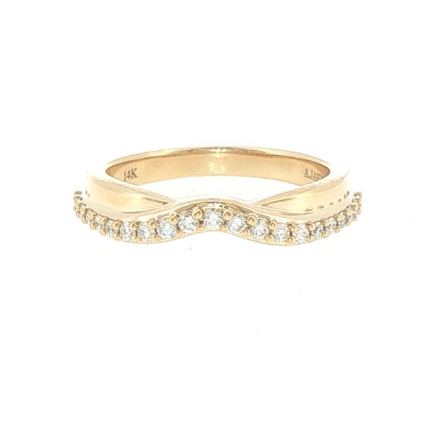 Graceful Sparkle Chevron Diamond Band Bryan Jewelry Prattville, AL