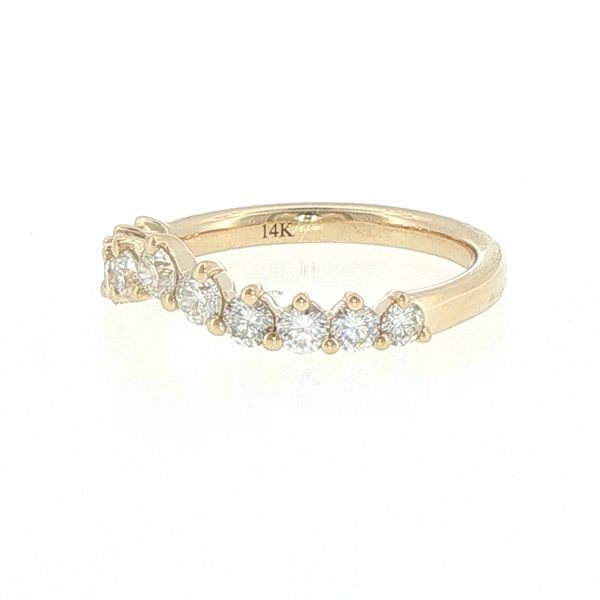 Statement Sparkle Diamond Chevron Band Image 4 Bryan Jewelry Prattville, AL