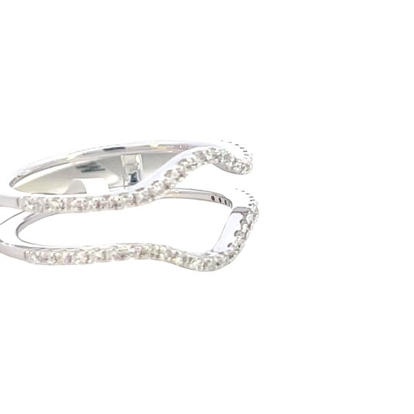 Curved Diamond Ring Guard Image 2 Bryan Jewelry Prattville, AL