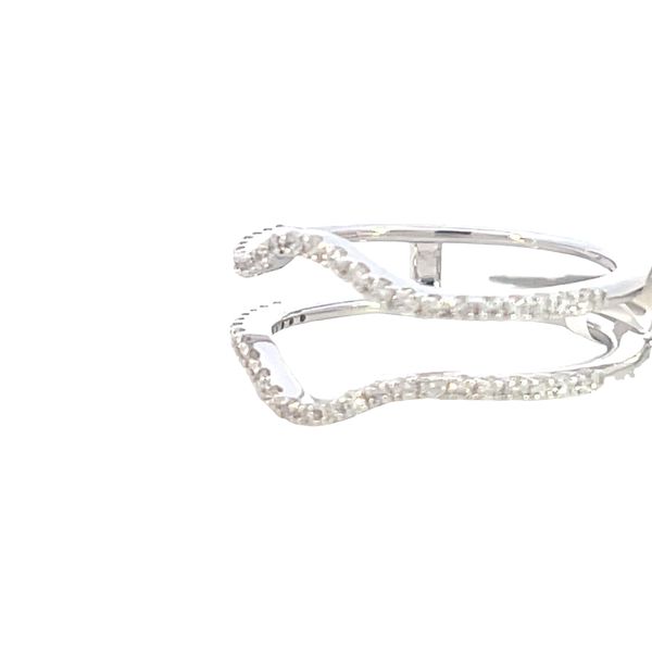 Curved Diamond Ring Guard Image 3 Bryan Jewelry Prattville, AL