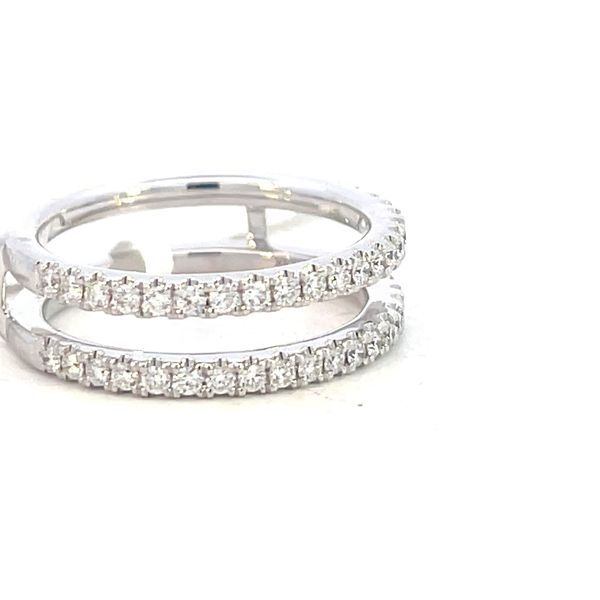 A 14k white gold .55ctw diamond ring guard Image 3 Bryan Jewelry Prattville, AL