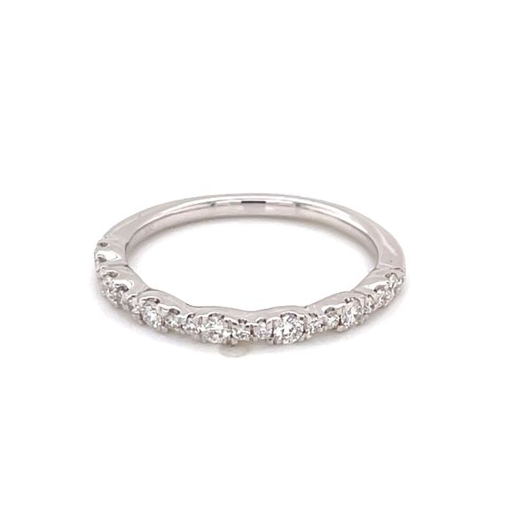 1/3ctw Diamond Wedding Band in 14k white gold Image 2 Bryan Jewelry Prattville, AL