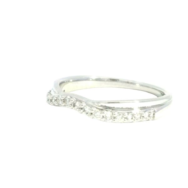 Curved Diamond Band in 14kw Image 2 Bryan Jewelry Prattville, AL