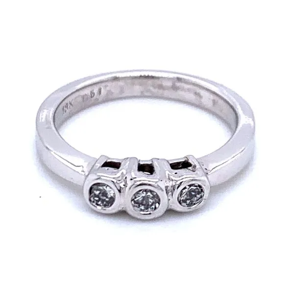 Three Diamond Stackable Band Image 2 Bryan Jewelry Prattville, AL