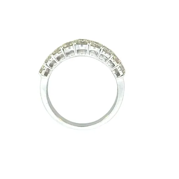 Triple Row Diamond Band-Trisha in 14kw Image 4 Bryan Jewelry Prattville, AL
