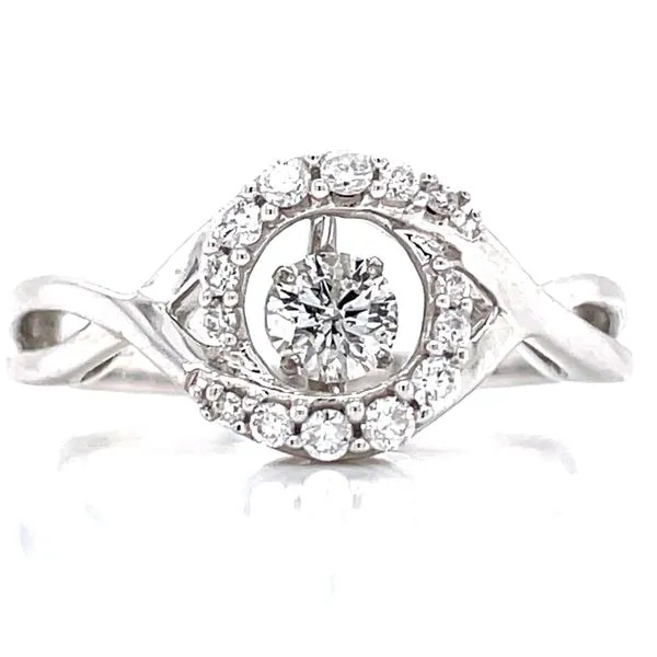Halo Shimmering Diamond Ring Bryan Jewelry Prattville, AL