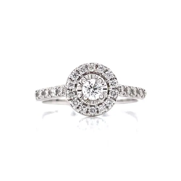 Radiant Reverie: Double Halo Diamond Ring Bryan Jewelry Prattville, AL