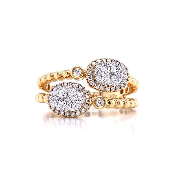 Fashionable Find Oval Ovation Ring Image 2 Bryan Jewelry Prattville, AL