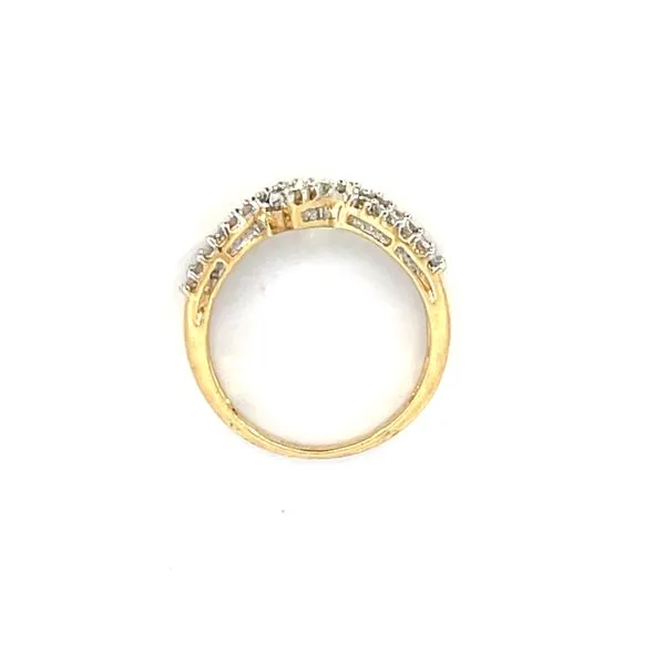Baguette & Round diamond fashion band-14ky-.66ctw Image 4 Bryan Jewelry Prattville, AL
