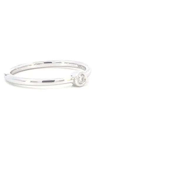 Bezel set solitaire-.05ct-14kw Image 2 Bryan Jewelry Prattville, AL
