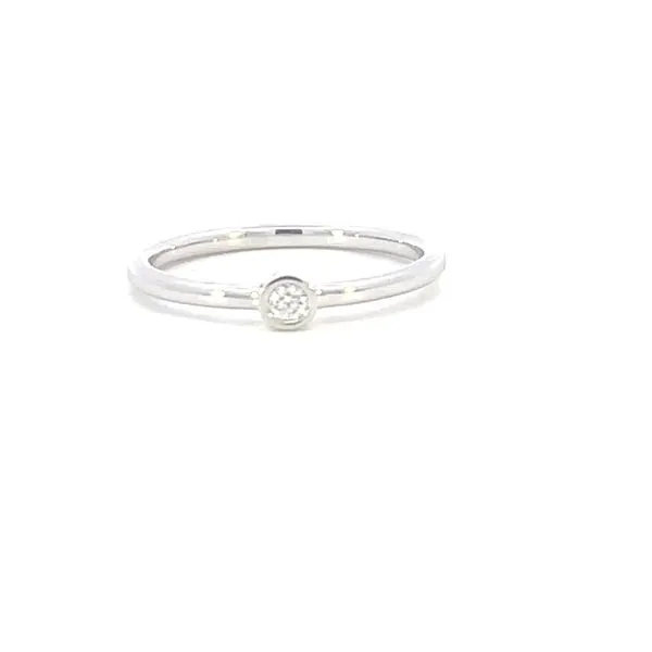 Bezel set solitaire-.05ct-14kw Bryan Jewelry Prattville, AL