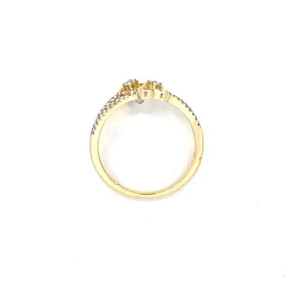 Double heart diamond ring-14ky Image 4 Bryan Jewelry Prattville, AL