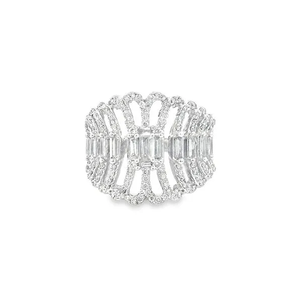 Beautiful 14k white gold Cigar Band Bryan Jewelry Prattville, AL