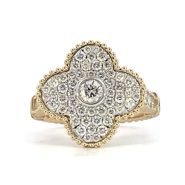 Exceptional Diamond Clover Ring Image 2 Bryan Jewelry Prattville, AL