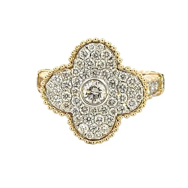 Exceptional Diamond Clover Ring Image 4 Bryan Jewelry Prattville, AL