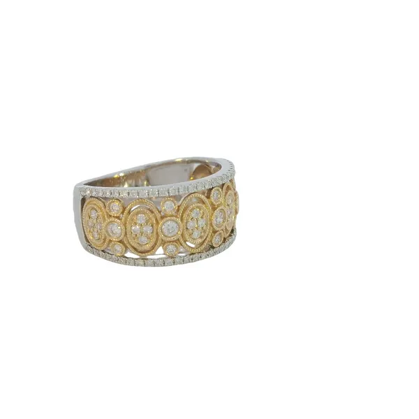 14ktt 1/2ctw 9.5mm wide Fashion Band Image 2 Bryan Jewelry Prattville, AL