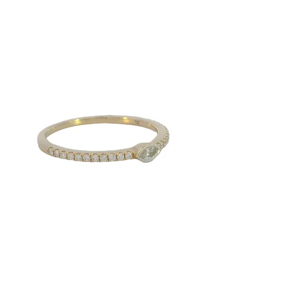 All about April Petite Diamond Stackable-14ky Image 3 Bryan Jewelry Prattville, AL