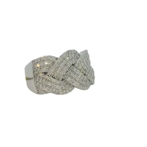Diamond woven pattern fashion ring Image 2 Bryan Jewelry Prattville, AL
