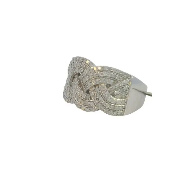 Diamond woven pattern fashion ring Image 3 Bryan Jewelry Prattville, AL